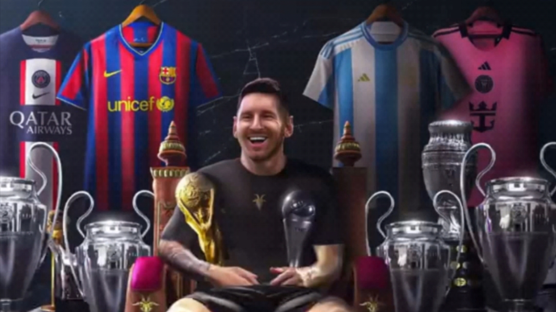 梅西秀技术,带领巴萨冲击冠军 梅西秀技术,带领巴萨冲击冠军